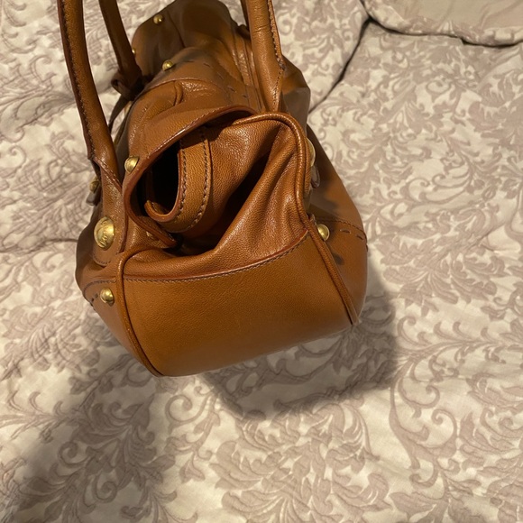 Dolce & Gabbana Brown Shoulder Bag with Gold Hardware